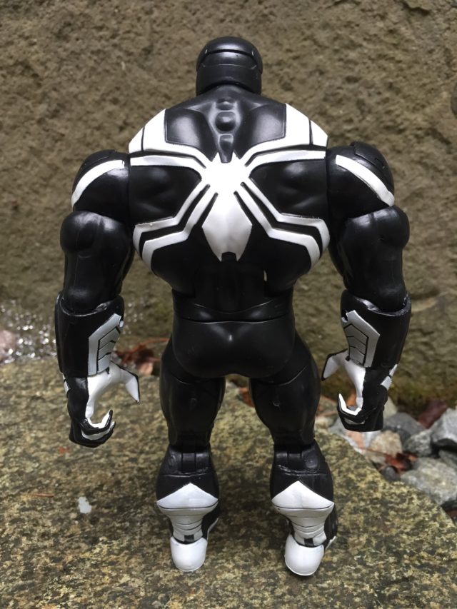 Back of Space Knight Venom Marvel Legends Action Figure