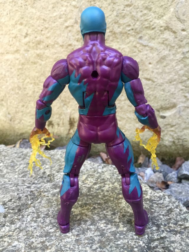 Back of Marvel Legends Eel Figure