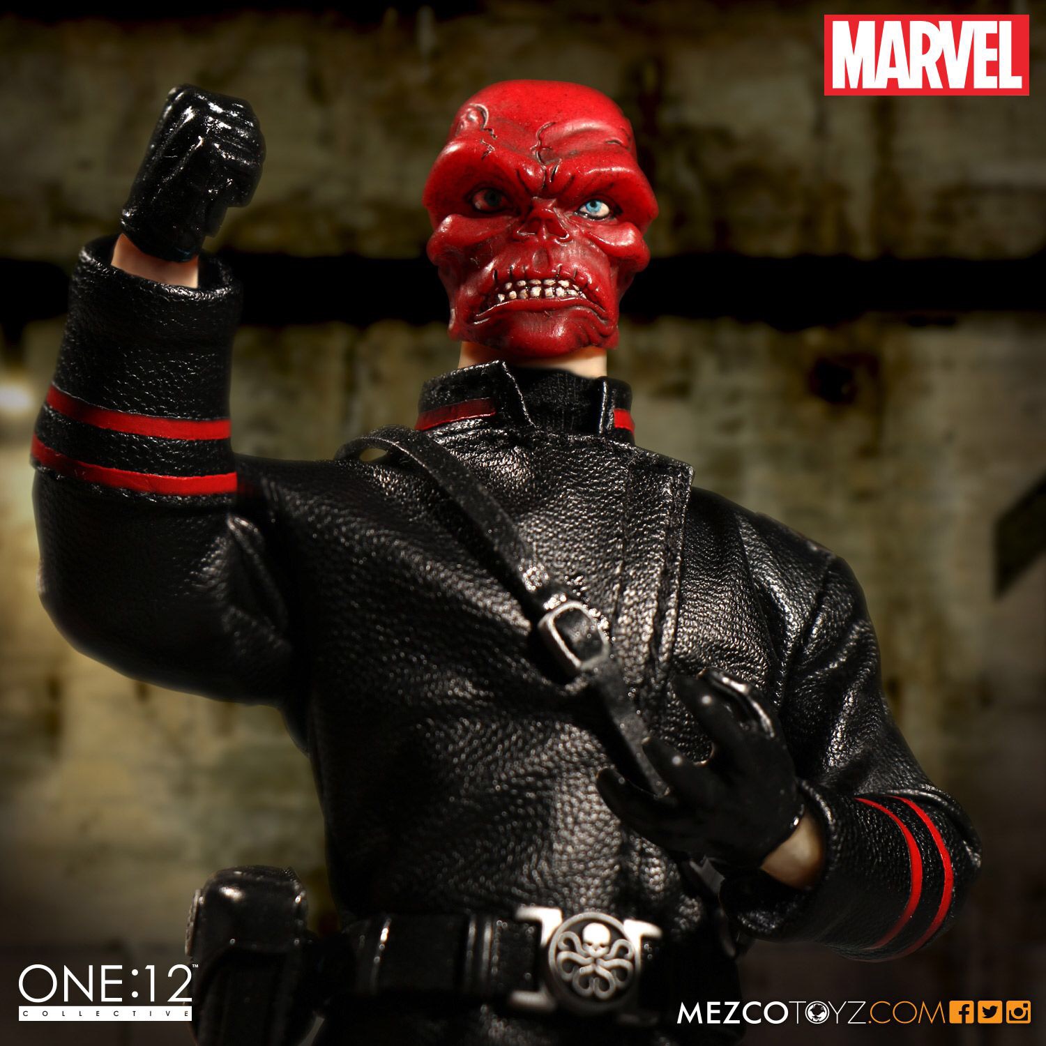 Mezco store red skull