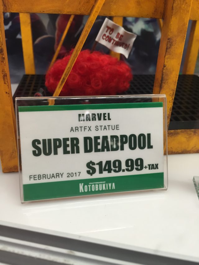 Super Deadpool Kotobukiya Statue Clown Wig
