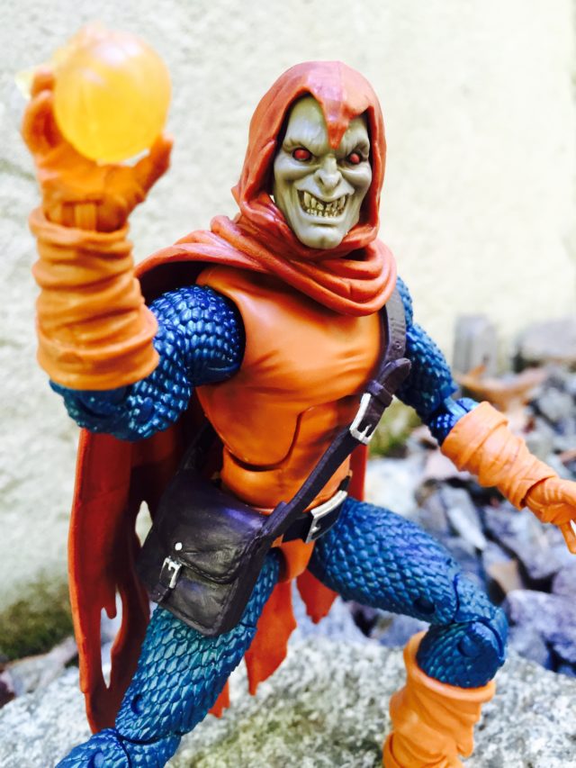 Close-Up of Marvel Legends Spider-Man Hobgoblin Head