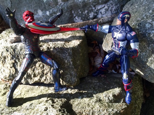 Hasbro 6" Marvel Legends Captain America Secret War vs Iron Skull