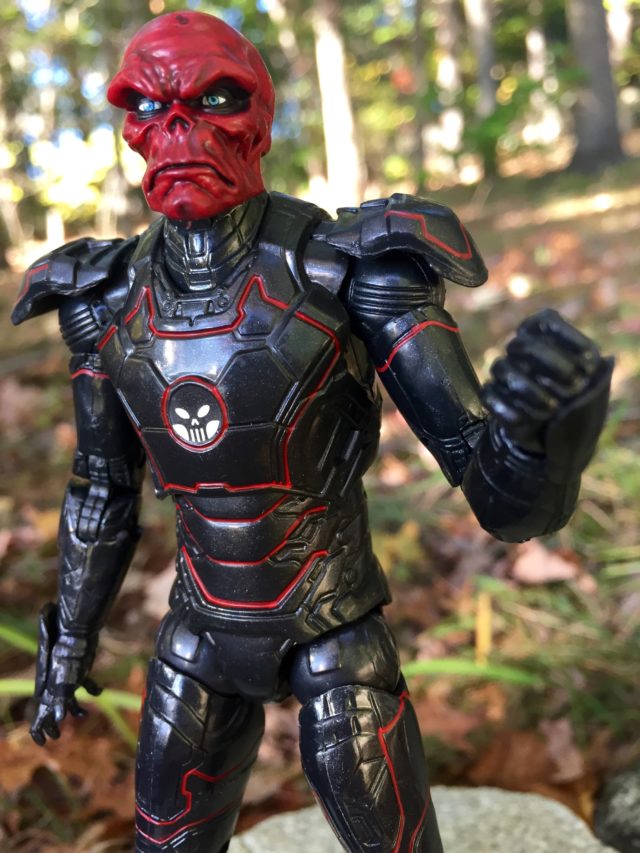 Red Skull Head on Iron Skull Marvel Legends Action Figure
