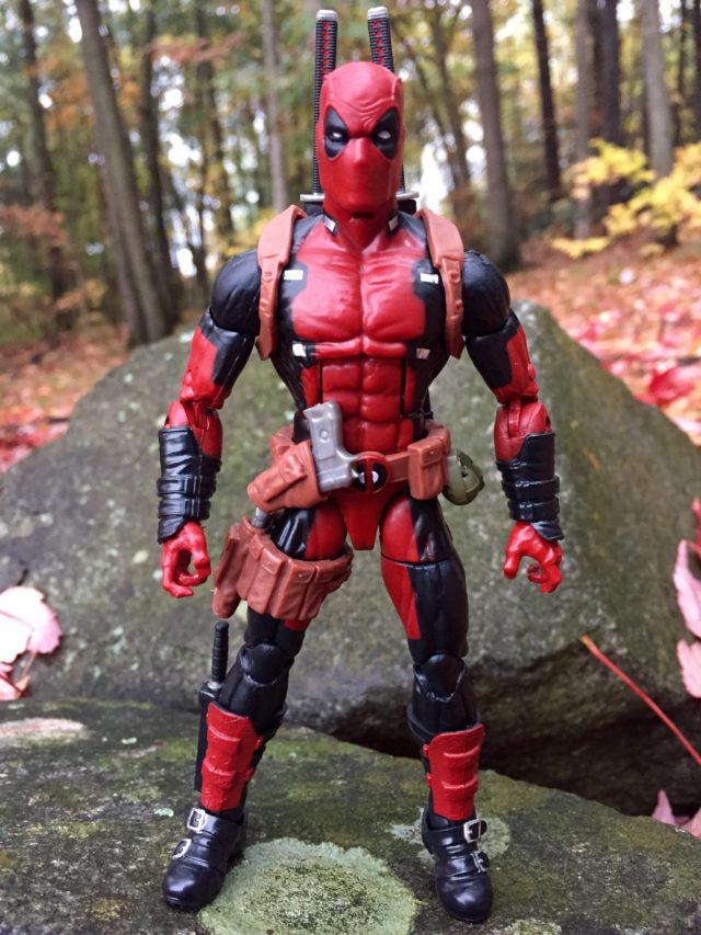 Front of Marvel Legends Deadpool Action Figure