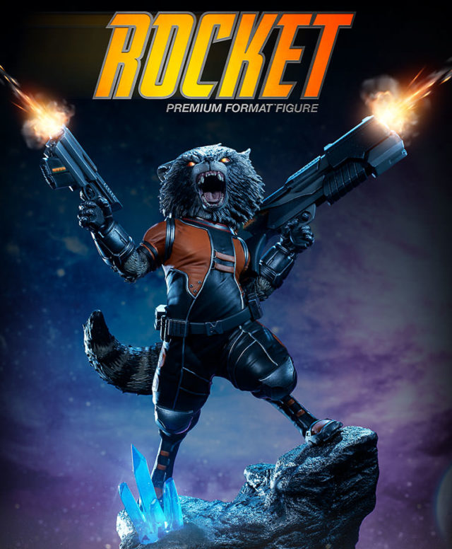 sideshow-premium-format-rocket-raccoon-statue