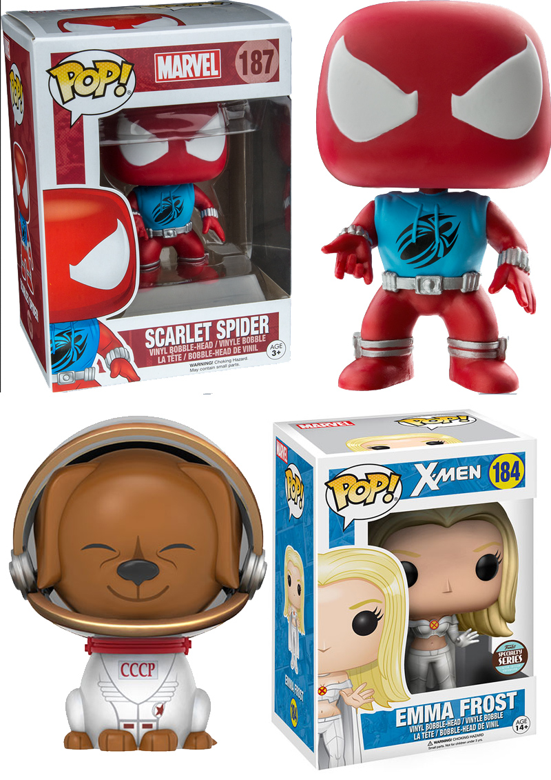 scarlet spider pop figure