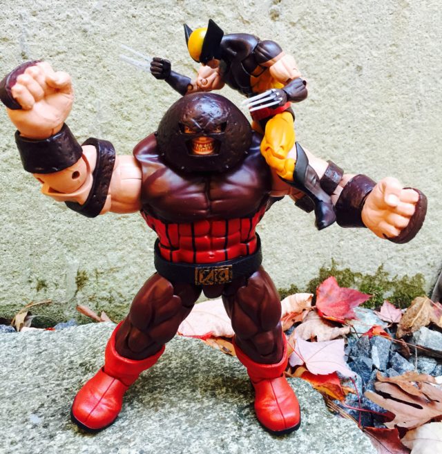 X-Men Legends Juggernaut versus Wolverine Action Figure