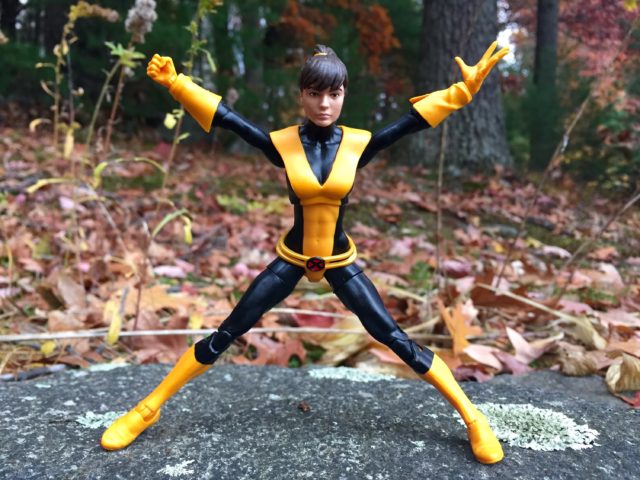 Marvel Legends Kitty Pryde Figure Range of Motion