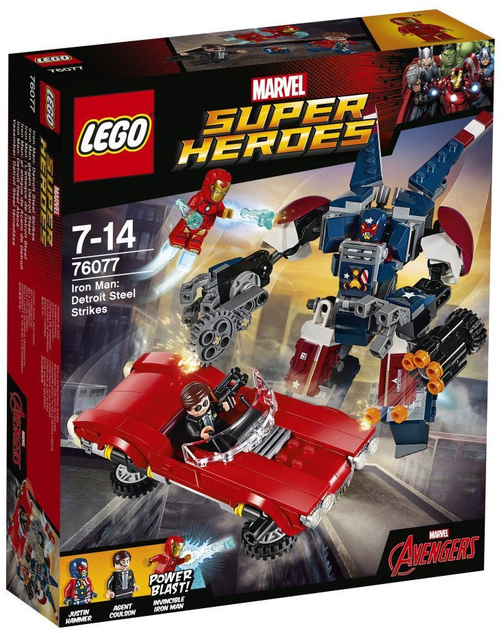 Stænke Mening Gøre klart LEGO Marvel 2017 Sets: Iron Man Detroit Steel Strikes! Lola! Coulson! -  Marvel Toy News