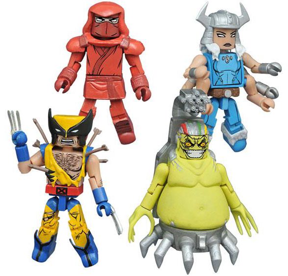Marvel Minimates Series 72 Mojo & Spiral Action Figure 2 PK Wolverine for sale online