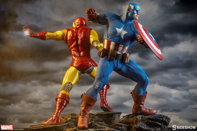 avengers-assemble-sideshow-collectibles-statues-captain-america-and-iron-man