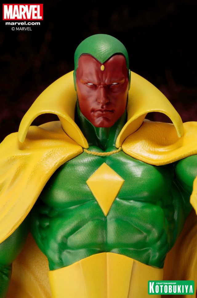 close-up-of-marvel-comics-kotobukiya-vision-fine-art-statue