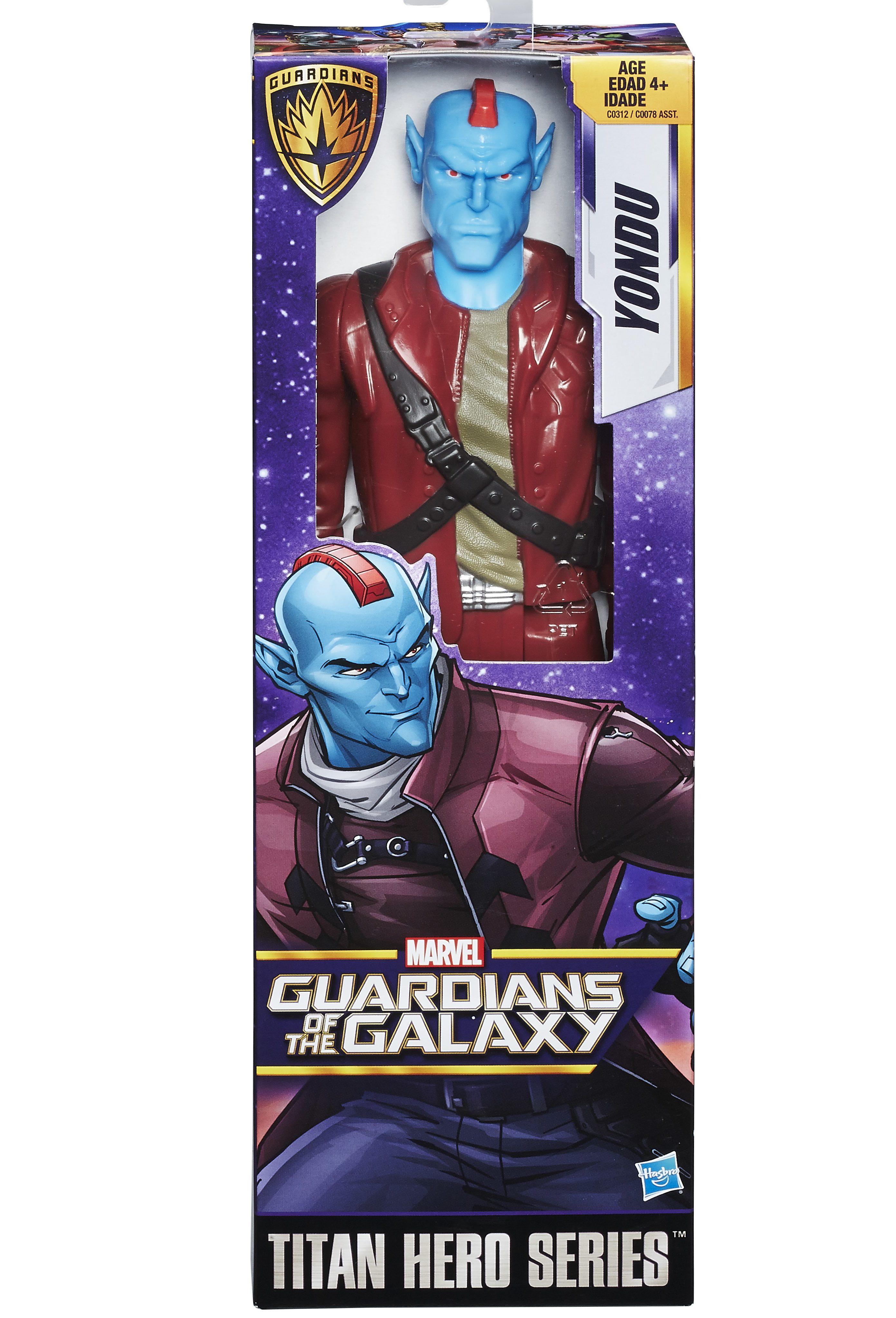 Titan Hero Series Marvel Guardians of the Galaxy YONDU 12" Inch Action Figure 