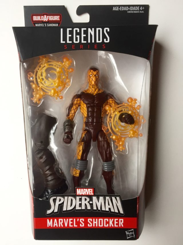 Marvel Legends Spider-Man Shocker Packaged