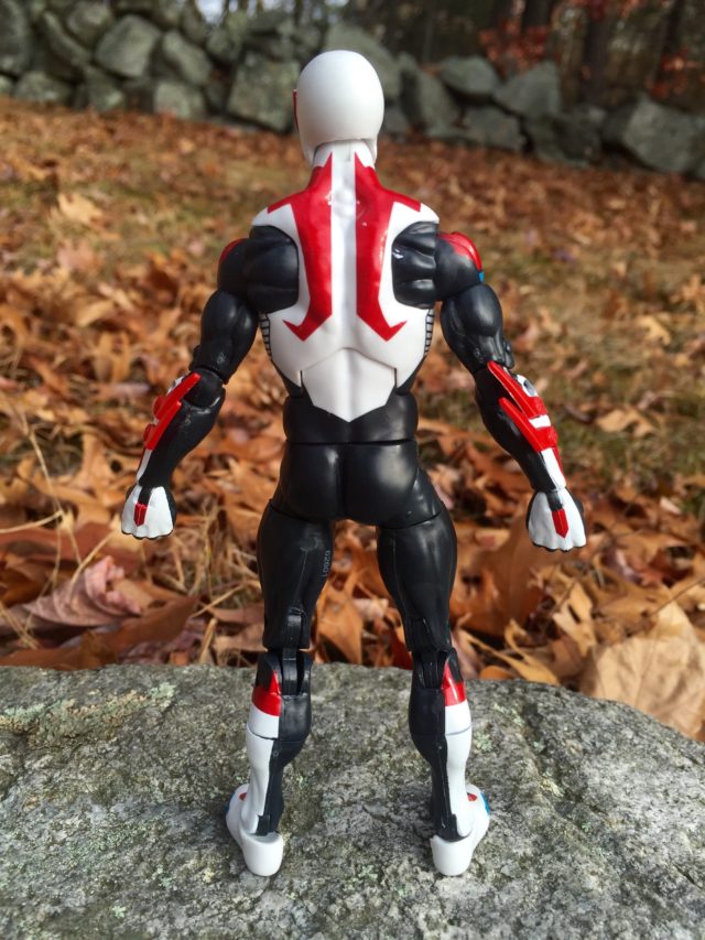 Back of 2017 Marvel Legends 2099 Spider-Man Figure