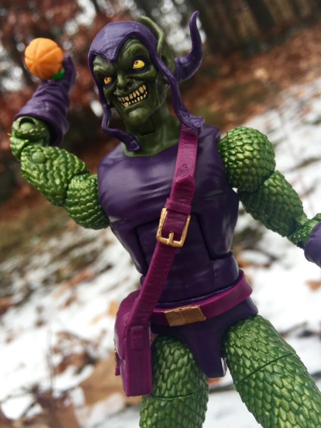 Close-Up of Marvel Legends 2017 Green Goblin Action Figure