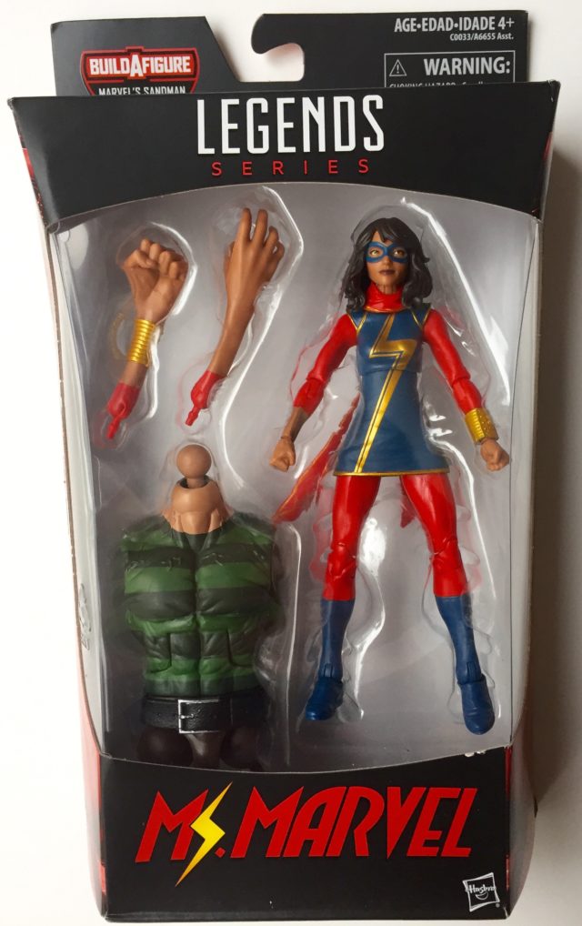 2017 Spider-Man Legends Ms. Marvel Figure Packaged