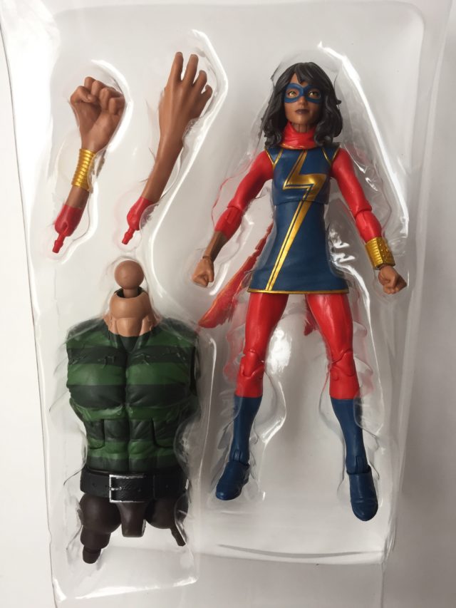 Kamala Khan Marvel Legends Figure and Accessories Sandman Body