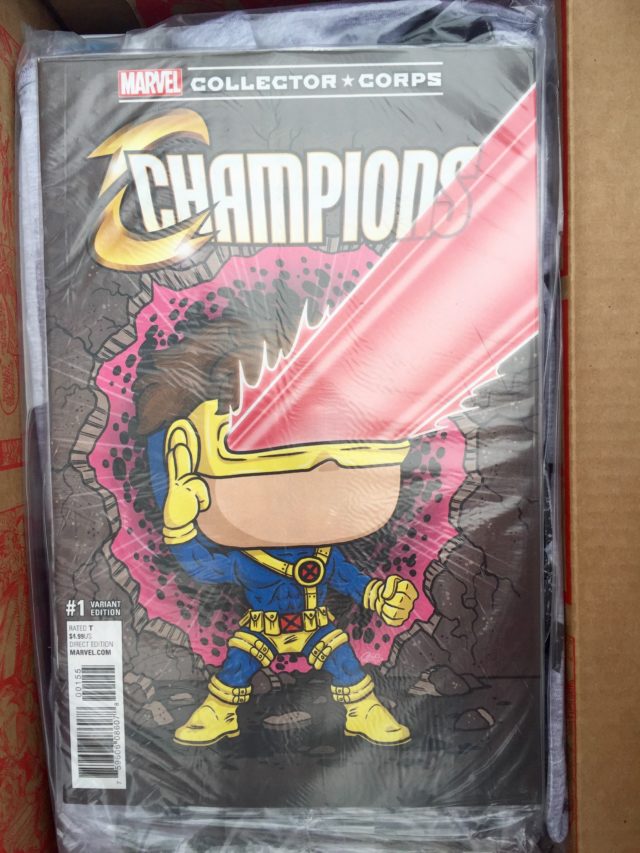 Marvel Collector Corps Champions #1 Cyclops Variant Cover