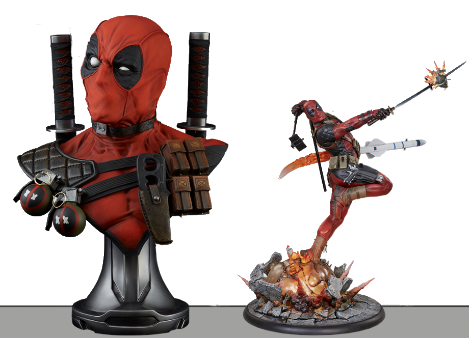Sideshow Deadpool Life-Size Bust Up for Order! - Marvel Toy News