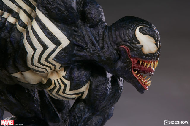 Close-Up of Venom Premium Format Figure 2017 Sideshow Collectibles