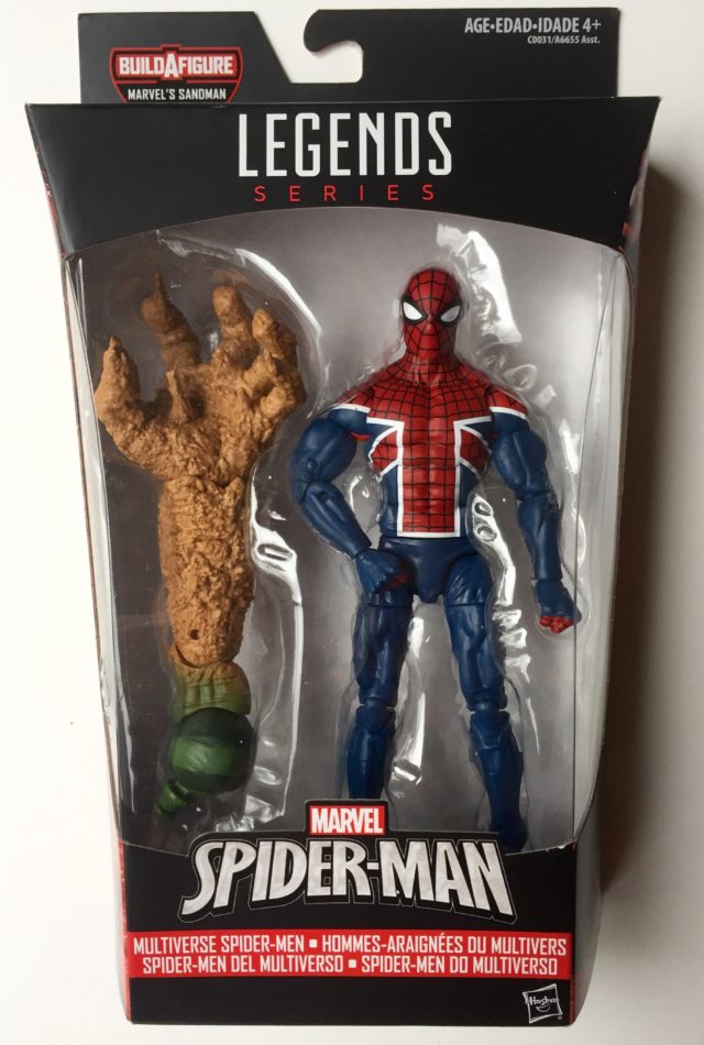 Spider-Man Legends Spider-UK Figure Packaged