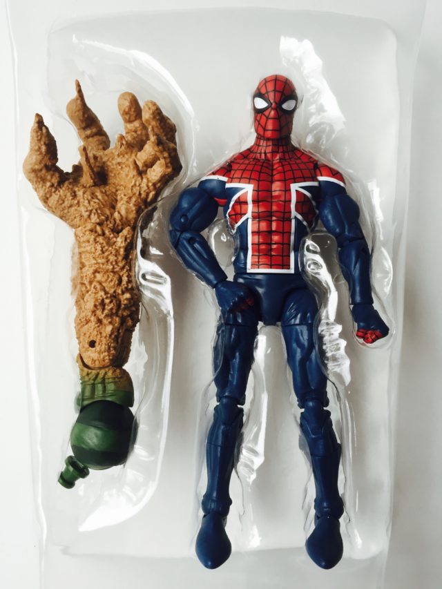Marvel Legends UK Spider-Man Figure with Sandman Build-A-Figure Arm
