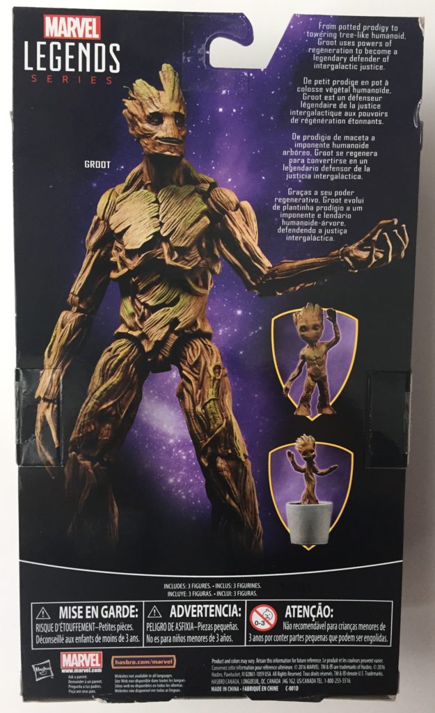 Marvel Legends Guardians of the Galaxy Groot Evolution Figure Set