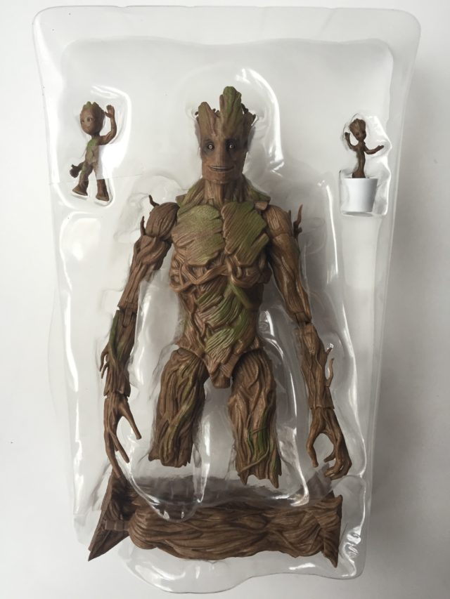 Groot Evolution Exclusive Marvel Legends Figure in Bubble Packaging