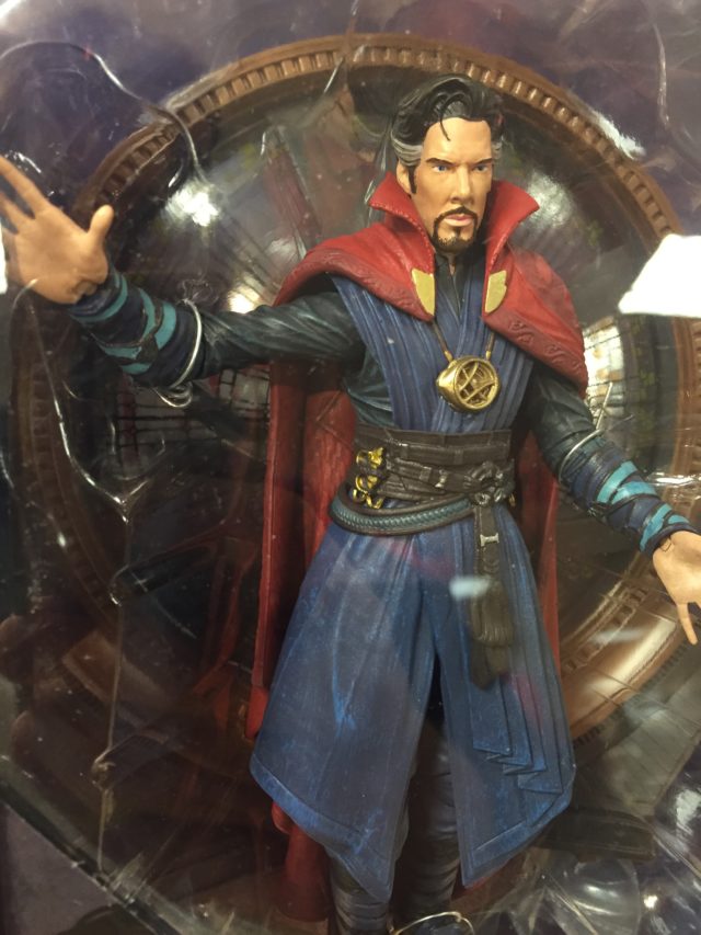 Close-Up of Diamond Select Toys Doctor Strange Figure Movie Version