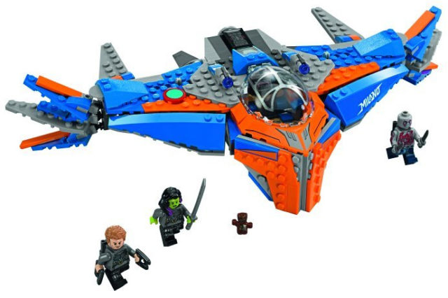 LEGO GOTG 2 The Milano Spaceship and Minifigures