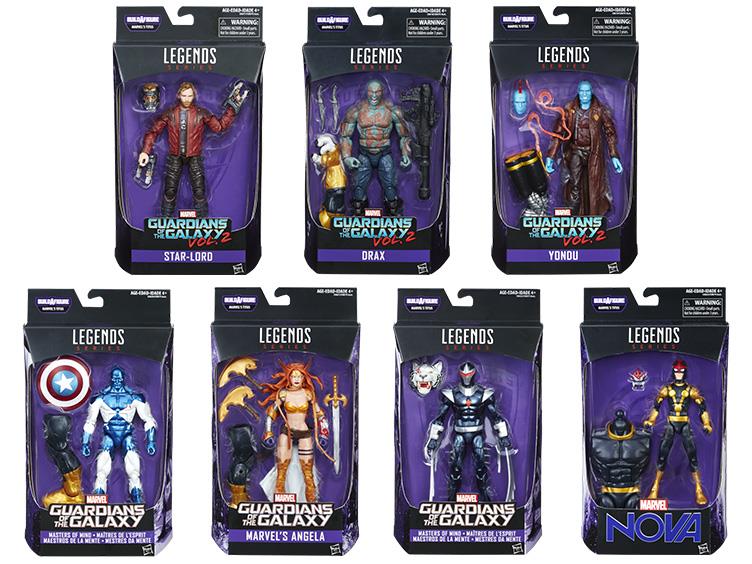 guardians of the galaxy vol 2 marvel legends