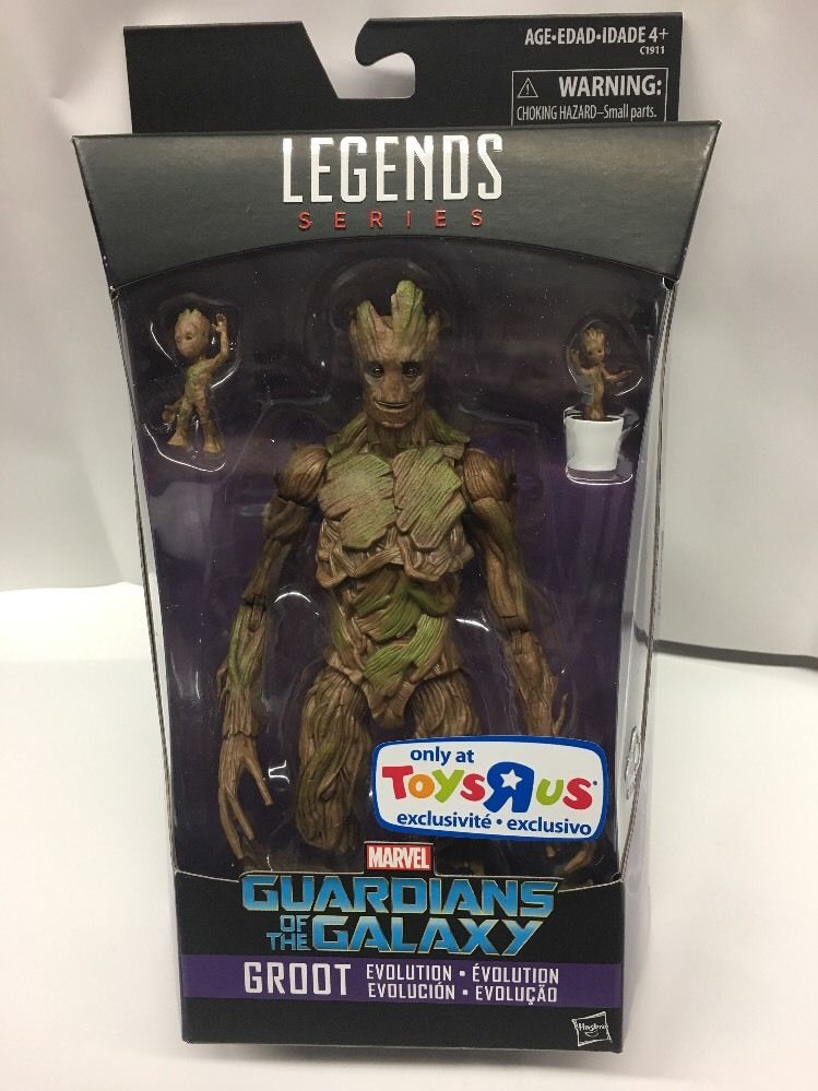 Marvel Legends Groot Evolution Exclusive Action Figure Guardians Of The Galaxy 