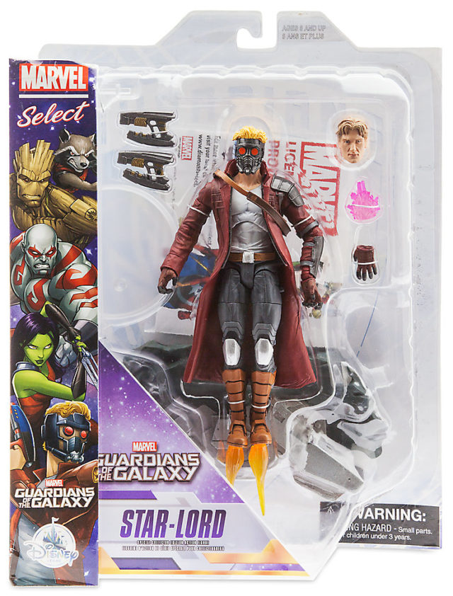 Marvel Select Star-Lord Figure Packaged Disney Store Exclusive