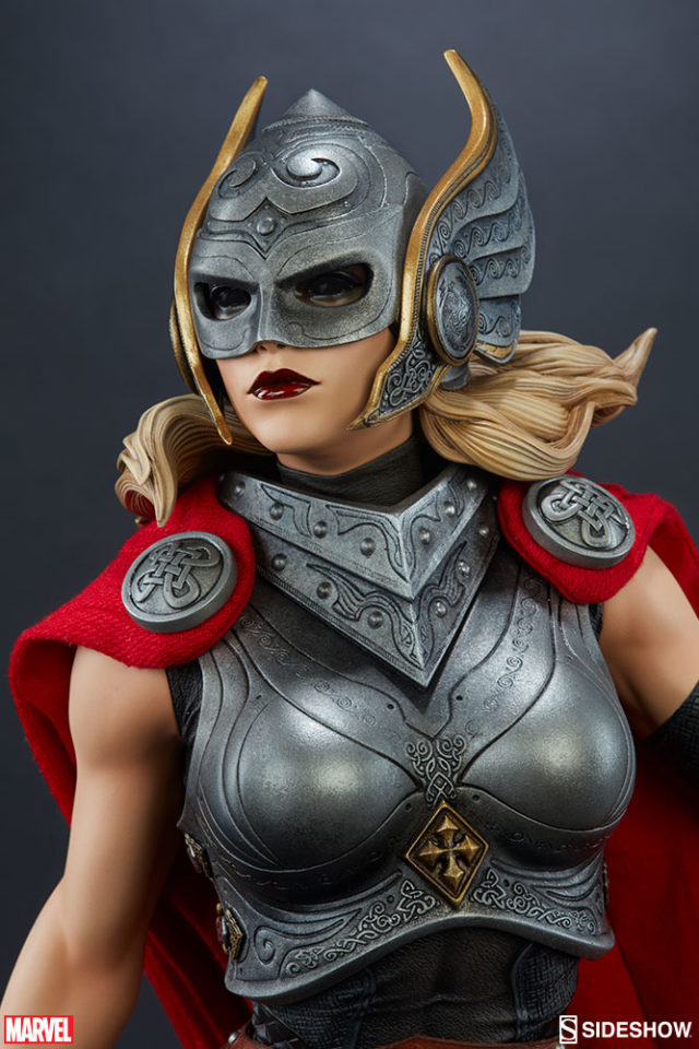 Close-Up of Sideshow Thor Jane Foster Premium Format Figure Statue
