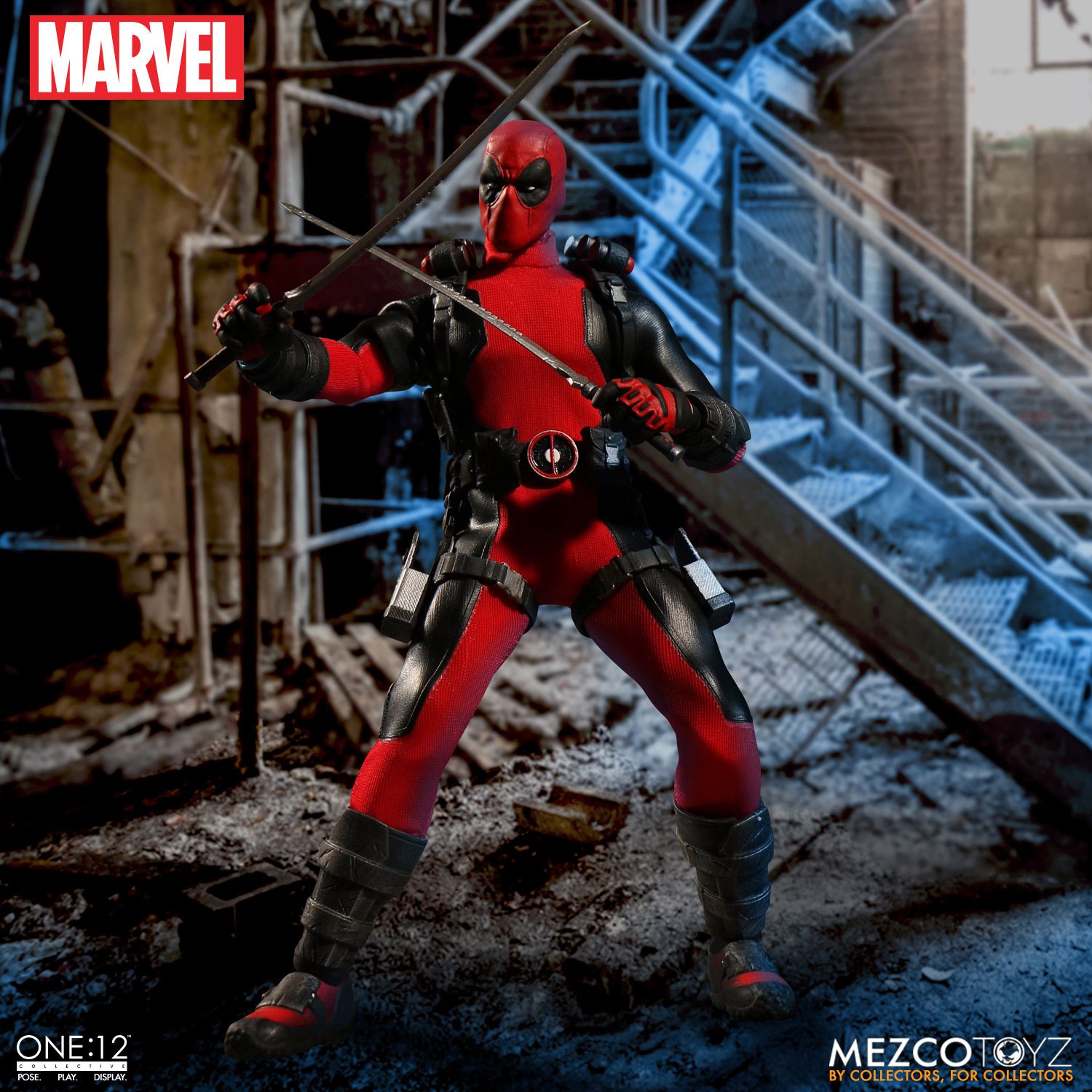 Details about   Mezco One:12 Collective Deadpool Red Surprised Head Sculpt Marvel AUTHENTIC