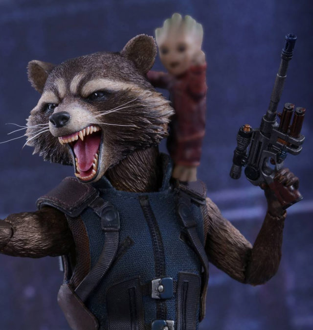Deluxe Rocket Raccoon Hot Toys GOTG2 Figure Revealed