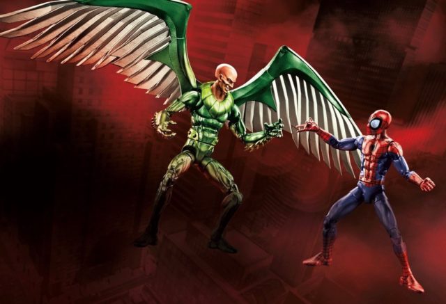 Exclusive Marvel Legends Vulture vs Spider-Man Walmart Two Pack Toy Fair 2017