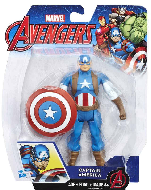 Hasbro 6 Inch Avengers Captain America Figure Packaged