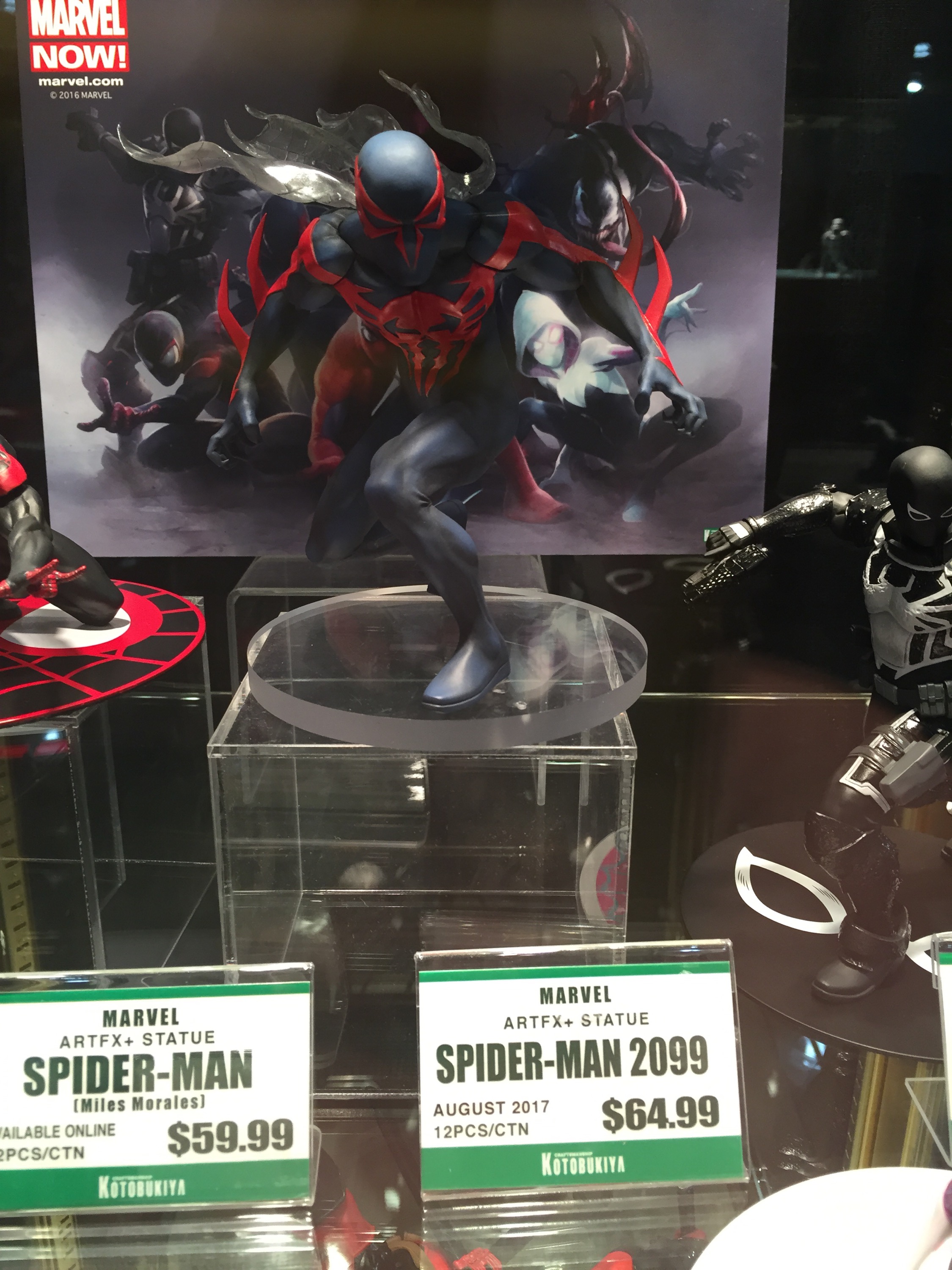 Action Figure Kotobukiya Spider-Man 2099 ARTFX+ – 13 Cm, Multicolore, Import Giapponese