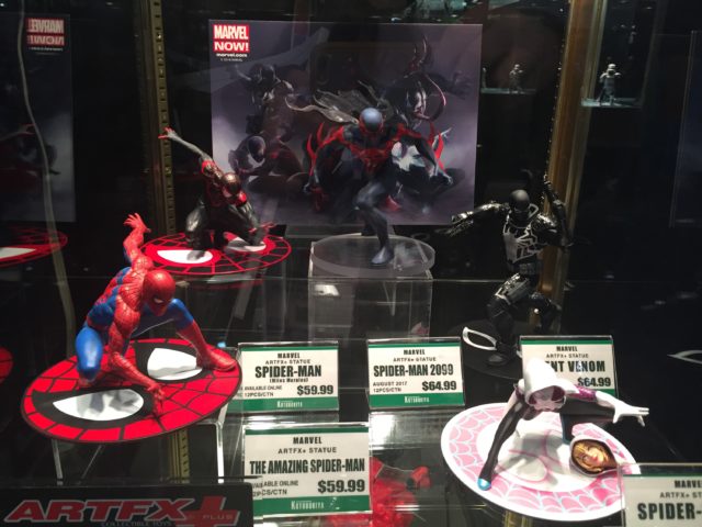 New York Toy Fair 2017 Kotobukiya Spider-Man ARTFX+ Series Figures