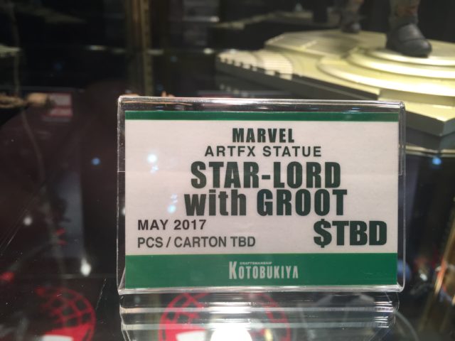 Kotobukiya ARTFX Star-Lord with Groot Statue Toy Fair 2017