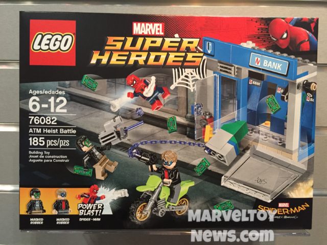 LEGO Spider-Man Homecoming ATM Bank Heist Battle Set Box
