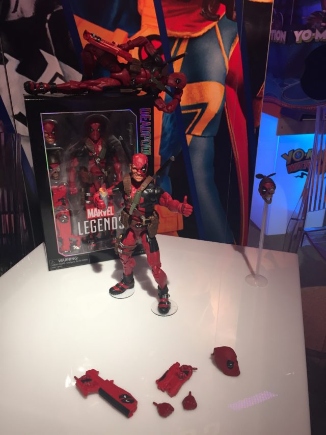 2017 New York Toy Fair Marvel Legends Deadpool 12" Figure and Accessories