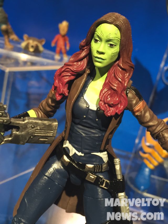 Marvel Legends 2017 Gamora Figure Close-Up