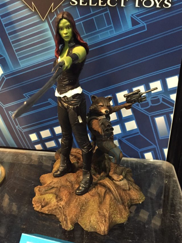 Marvel Gallery Gamora Rocket Raccoon Statue