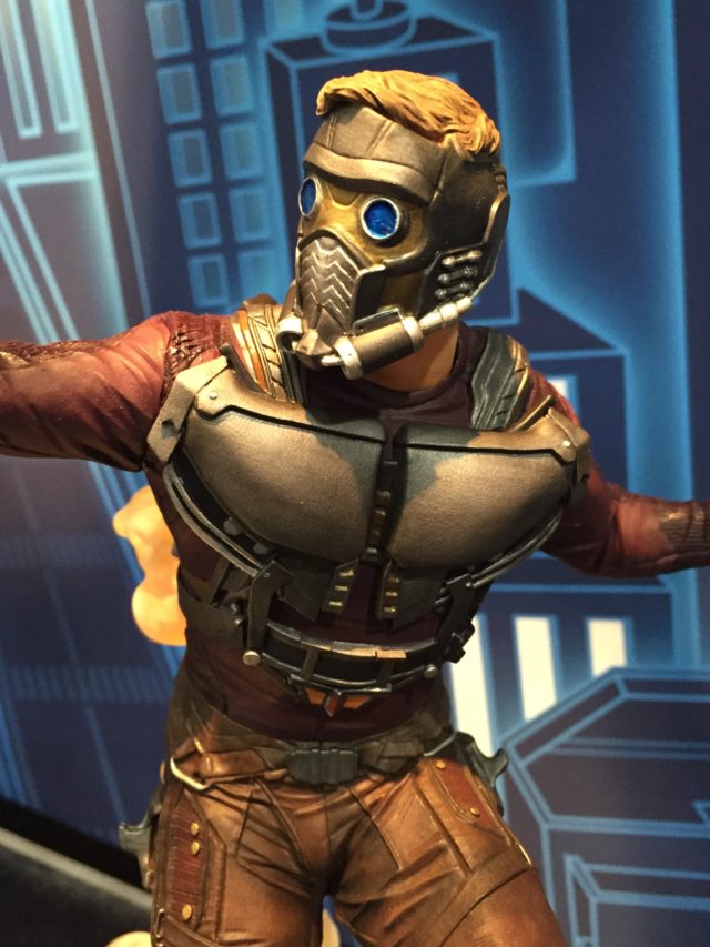 Close-Up of Diamond Select Star-Lord Statue New York Toy Fair