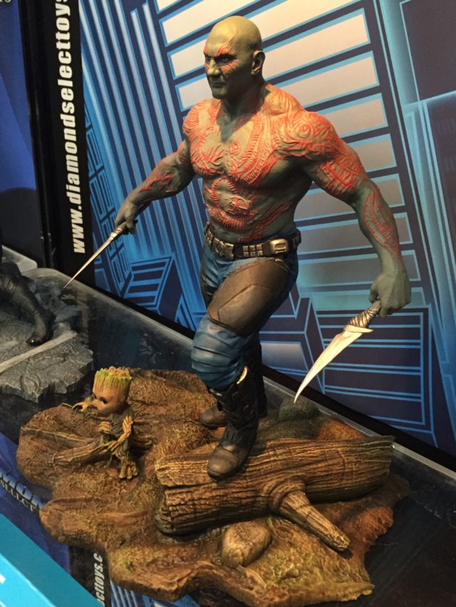 2017 Toy Fair Marvel Gallery Groot Drax Statue