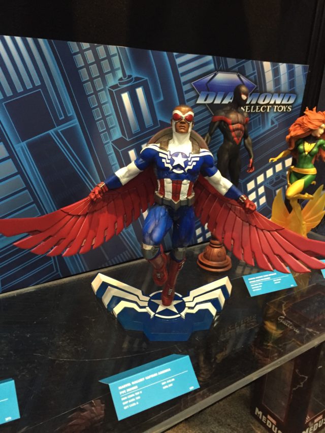 Toy Fair 2017 Diamond Select Falcon Captain America Statue