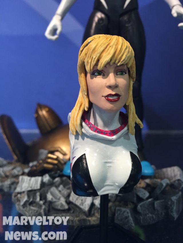 Toy Fair 2017 Marvel Select Spider-Gwen Unmasked Head Upper Torso